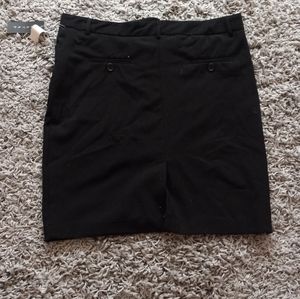 Size 8 black skirt with front zip